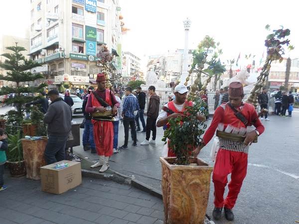 دوار المنارة في رام الله 2014